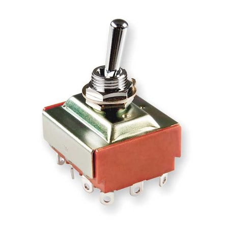 Nkk Toggle Switch, 4PDT, 6A @ 250V, Solder Lug S49 | Zoro