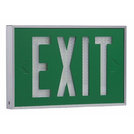 Isolite Self-Luminous Exit Sign, 1 Face(s), Tritium, Universal Mount 2040-01-20-G