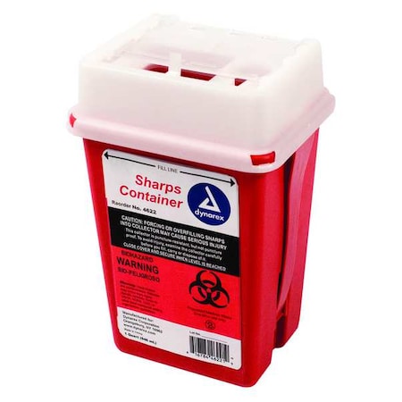 FIRST AID ONLY Sharps Container, 1/4 Gal., Sliding Lid M949