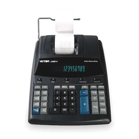 Victor Technology Desktop Calculator, 12 Digit, 4.6 LPS 1460-4