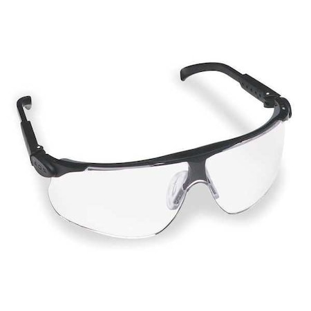 3M Safety Glasses, Maxim, Clear Anti-Fog, Scratch-Resistant Lens, Polycarbonate, Black Half-Frame 13250-00000-20