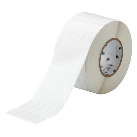 Brady 1/2" x 1-7/16" White on Translucent Label, Self Laminating Vinyl THT-8-427-10