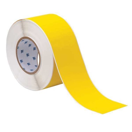Brady Thermal Transfer Label, Yellow, Labels/Roll: Continuous THT-21-437-YL