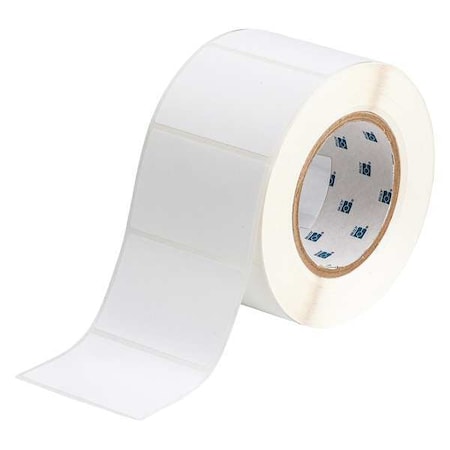 Brady 3" x 2" Silver Label, Metalized Polyester THT-19-428-1