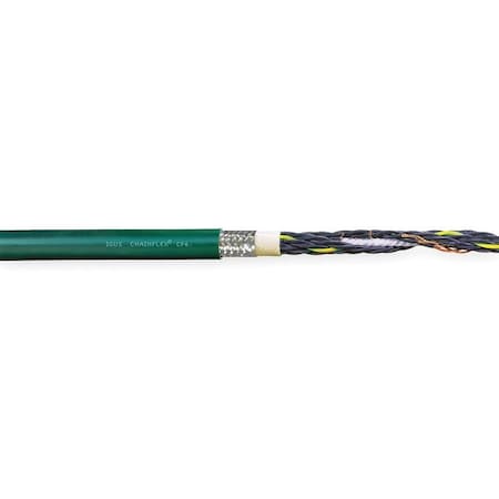 CHAINFLEX 16 AWG 12 Conductor Continuous Flex Control Cable 600V GN CF6-15-12-100