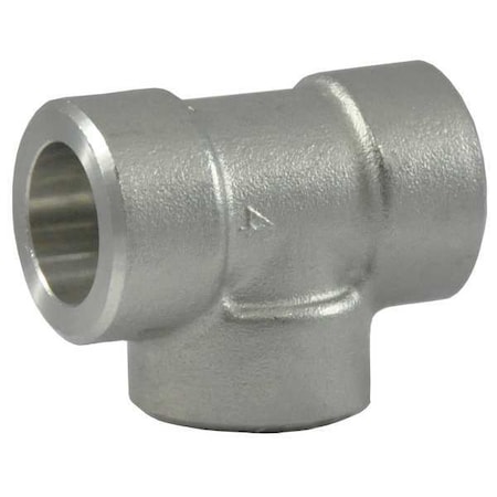 Zoro Select 3/4" Socket Weld 316 SS Tee 2UB68