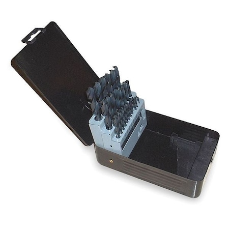 Westward 29pc. HSS Black Oxide 135 Degrees Drill Bit Set 2UFD2