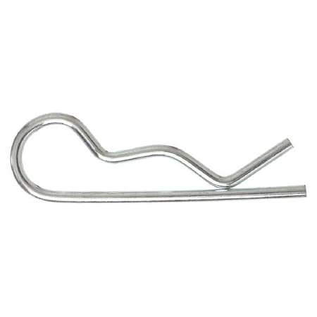 Zoro Select Cotter Pin, Bridge, 1/8 in Pin Dia, 2-7/8 in Shank Lg