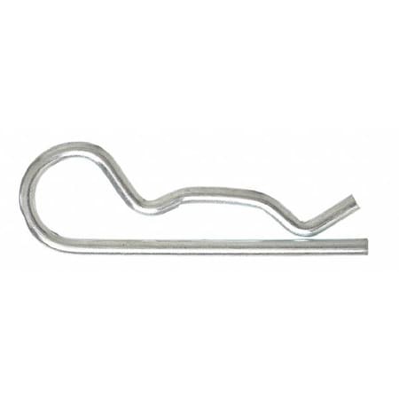 Zoro Select Cotter Pin, Hairpin, 9/64"Dx3" L, PK10 2UJP5