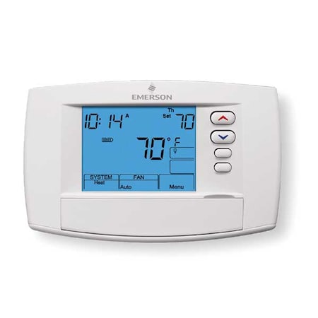 White-Rodgers Blue Series 6 Touchscreen Thermostats, 7, 5-1-1 Programs, 4 H, 2 C, 24VAC 1F95-0680