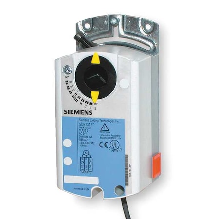 Siemens Electric Actuator, 44 in.-lb., -25 to130 GDE131.1P