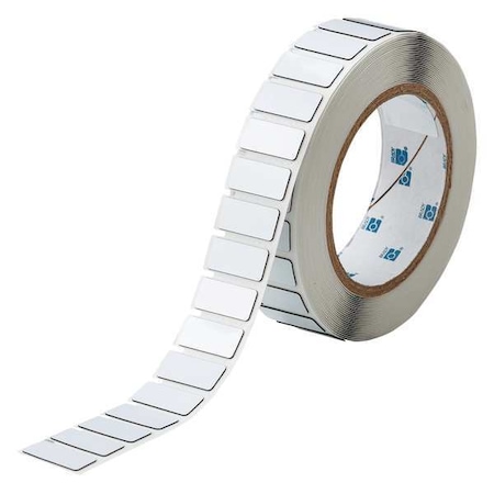 Brady Raised Panel Label, White, Labels/Roll: 500 THTEP-171-593-.5