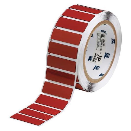 Brady Label, Red, Labels/Roll: 500 THTEP-172-593-.5RD