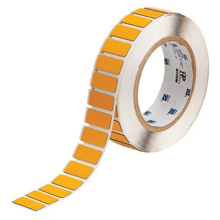 Brady Raised Panel Label, Yellow, Labels/Roll: 500 THTEP-171-593-.5YL