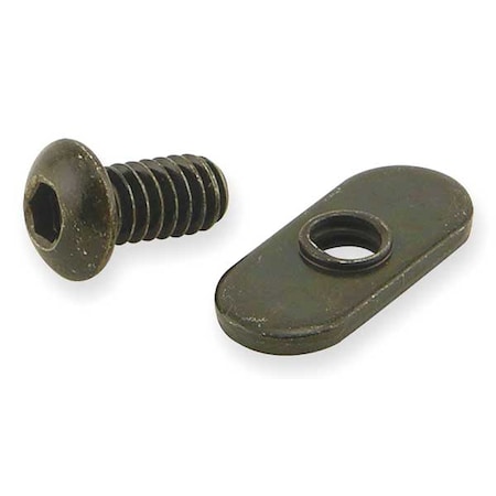 80/20 Bolt Assembly for 1/2 in W Slot, Steel, Zinc-Plated, 10 Series, PK15 3393-15