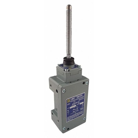 Telemecanique Sensors Hazardous Location Limit Switch, Wobble Stick, 1NC/1NO, 10A at 600V AC, Actuator Location: Top 9007CR53KC