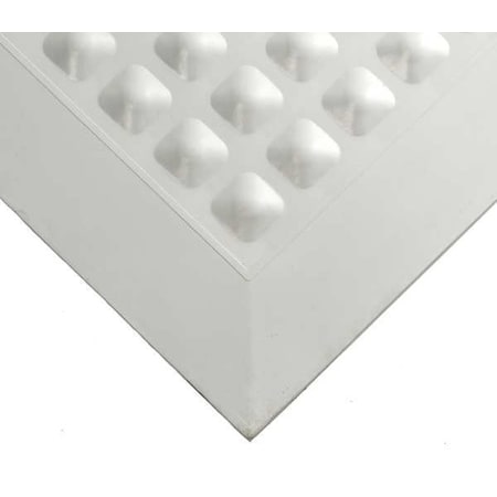 Wearwell Autoclavable Mat, 1/2 in Thick, Gray, 2 in W x 3 ft L 580