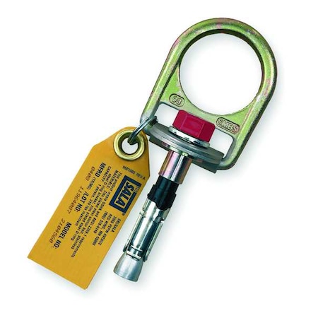 3M Dbi-Sala Concrete Anchor, 5 3/4 in Length, 310 lb Weigth Capacity, Stainless Steel Anchor, Swivel D-Ring 2104561