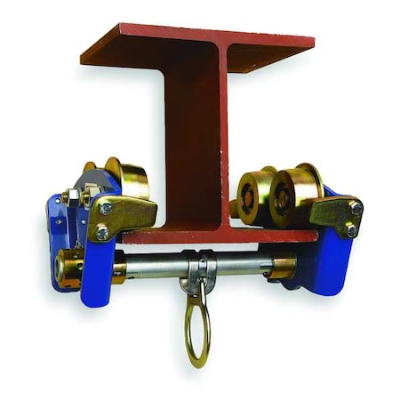3M Dbi-Sala Beam Trolley Anchor, 11 5/8 in Length, 310 lb Weigth Capacity, Steel Anchor 2103143