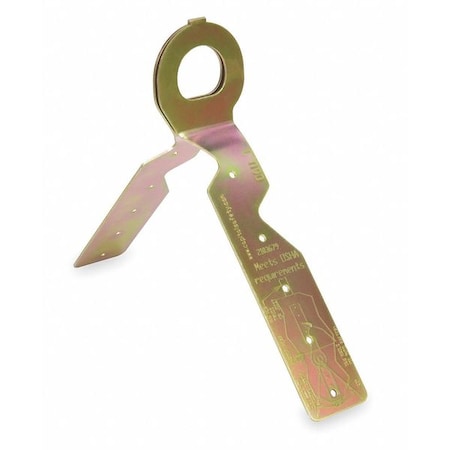 3M Protecta Roof Anchor, 23 1/4 in Length, 310 lb Weigth Capacity, Steel Anchor, Fixed D-Ring 2103680