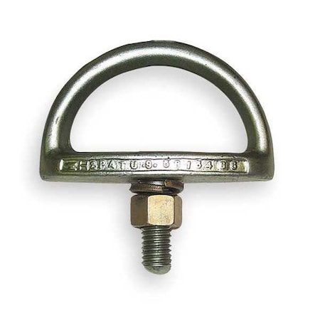 3M Protecta Eyebolt Anchor, 3 5/8 in Length, 310 lb Weigth Capacity, Steel Anchor, Pivot D-Ring AN112A