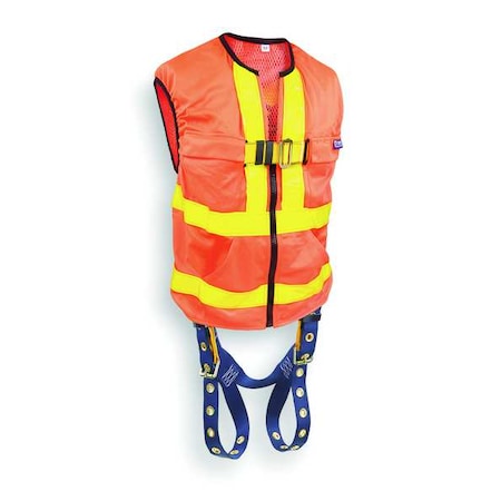 3M Dbi-Sala Delta(TM) Full Body Harness, Universal (S/M/L/XL), 420 lb., Mating Chest/ Tongue Leg Straps 1107404