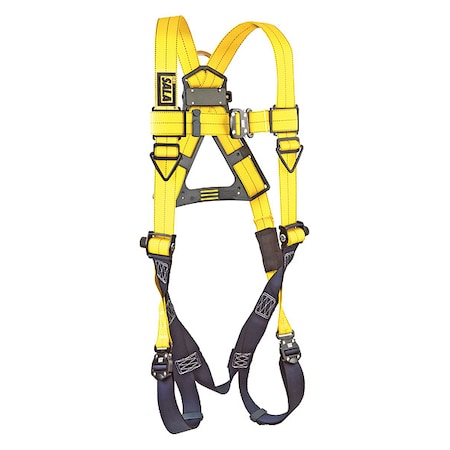 3M Dbi-Sala Delta(TM) Full Body Harness, Universal (S/M/L/XL), 420 lb., Friction / Pass-Through Chest/ 1103512