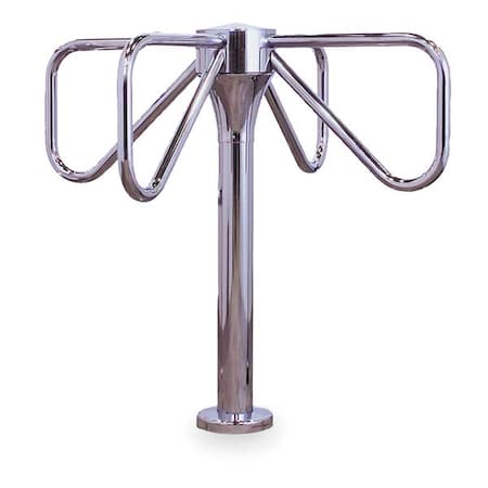 Turnstile 4 Arm Turnstile, Mechanical, Mirror, Clockwise 1002-M
