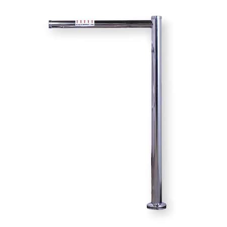 Turnstile Header Post, Mirror Chrome 1003SR-M