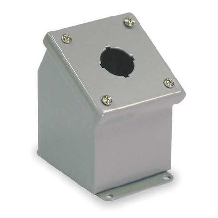 Wiegmann Pushbutton Enclosure, 30mm, 3.25in.W, Steel WPBA1