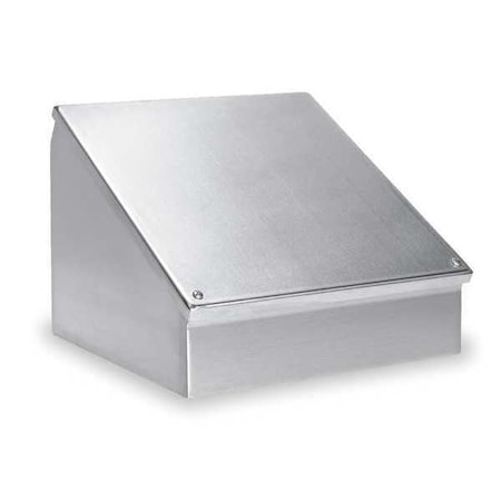 Wiegmann Captive Screws Electrical Enclosures, 8 in H, 7 in D, 16 in W, 12, 13, Steel WC08C16