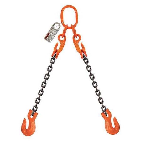Pewag Chain Sling, G100, DOGXK, Alloy Steel, 10 ft 10G100DOGXK/10