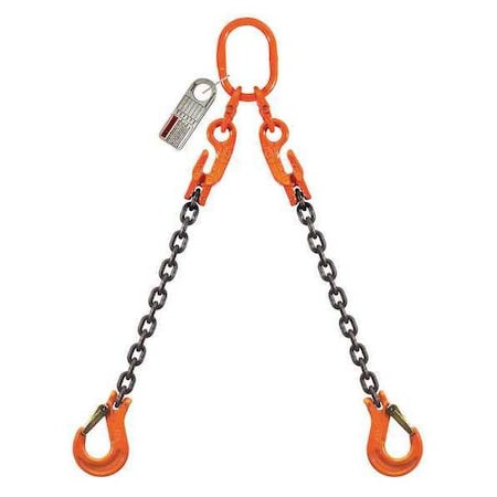 Pewag Chain Sling, G100, DOSXK, Alloy Steel, 5 ft. 7G100DOSXK/5
