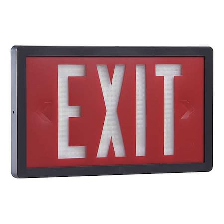 Isolite Self-Luminous Exit Sign, 1 Face(s), Tritium, Universal Mount SLX-60-S-10-R