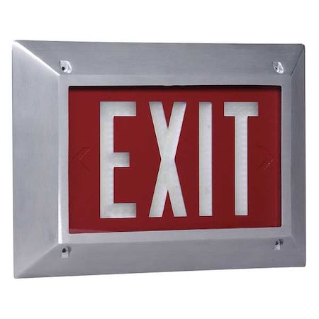 Isolite Self-Luminous Exit Sign, 1 Face(s), Tritium, Flush Only Mount 2040-70-10-R
