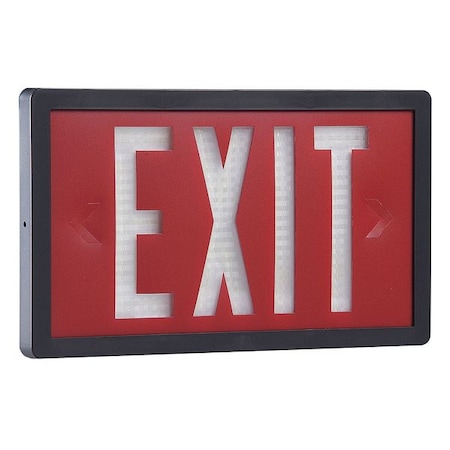 Isolite Self-Luminous Exit Sign, 2 Face(s), Tritium, Universal Mount SLX-60-D-10-R