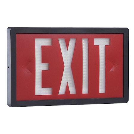 Isolite Self-Luminous Exit Sign, 2 Face(s), Tritium, Universal Mount SLX-60-D-20-R