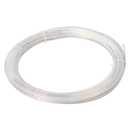 ZORO SELECT Tubing, 3/16" OD, Nylon, Natural, 100 Ft 2VDN5