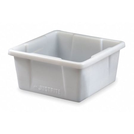 Justrite HPLC Spill Tray, Polyethylene, 5 gal, White 84003