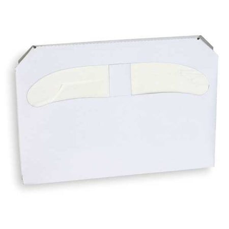 Tough Guy Toilet Seat Cover, 1/2 Fold, 250 Sheets, White, 20 PK 2VEX6