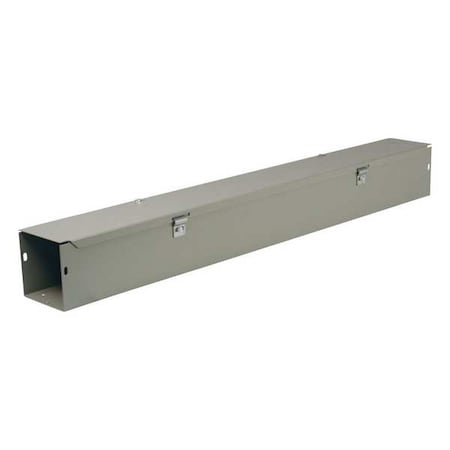 Wiegmann Straight Section Wireway, 1 Rating, Steel, Powder Coated