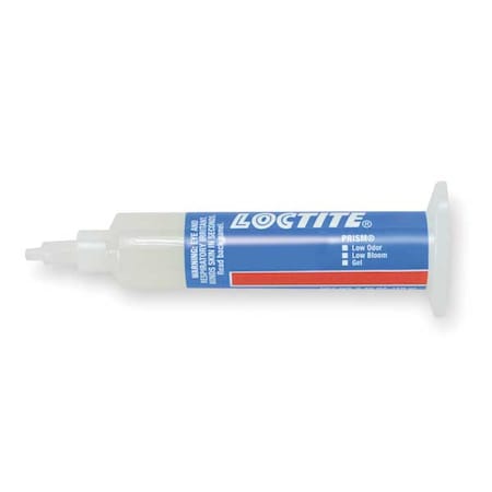 Loctite Instant Adhesive, 499 Series, Clear, 0.35 oz, Syringe 231344