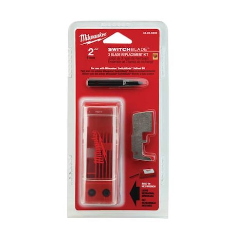 Milwaukee Tool SWITCHBLADE 3 Blade Replacement 2" Kit 48-25-5235