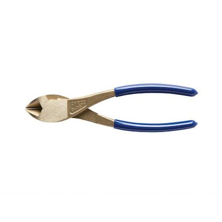 Ampco Safety Tools 7 in High Leverage Diagonal Cutting Plier Flush Cut Oval Nose Uninsulated P-36