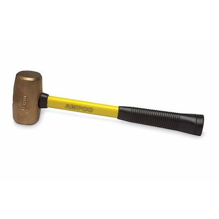 Ampco Safety Tools Nonsparking Mallet, 32 oz., 14 In. L M-1FG