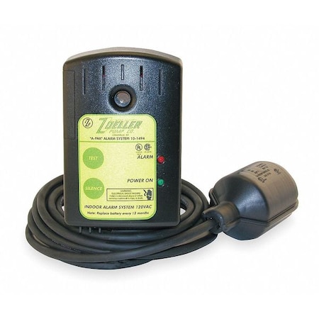 Zoeller Indoor High Water Alarm, 9 VDC Backup 10-1494