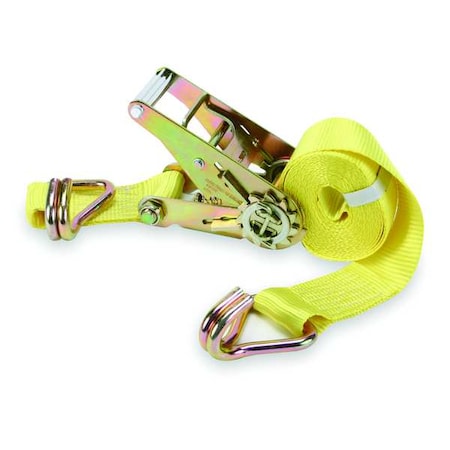 Zoro Select Tie-Down Strap, Ratchet, 15ftx2In, 1666lb 2VKP8