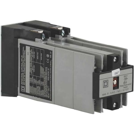 Square D NEMA Control Relay, 10NO, 120VAC, 10A 8501XO1000V02