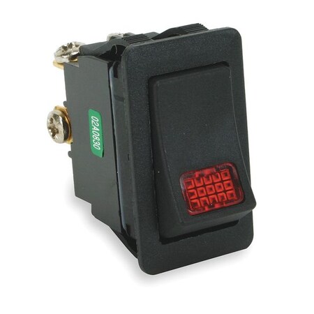 Power First Lighted Rocker Switch, SPST, 3 Connections 2VLT5 | Zoro