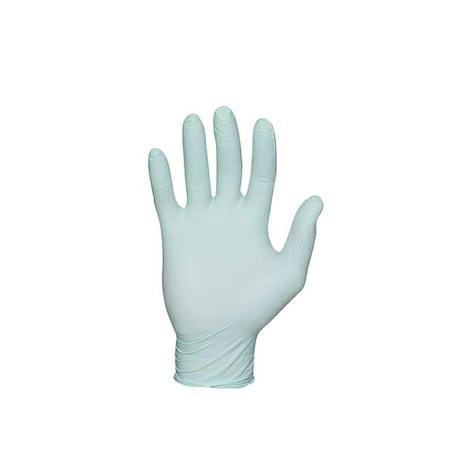 Ansell N88, Fully Textured Aloe Coated Exam Gloves, 5.1 mil Palm, Nitrile, Powder-Free, XL, 100 PK, Green N884-10